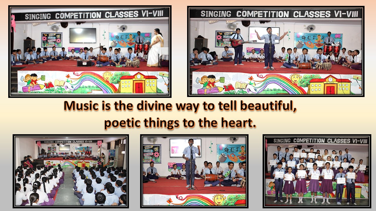 Singing Competition for classes VI-VIII
